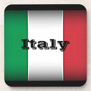Dessous-de-verre Italy Flag Dark Edge
