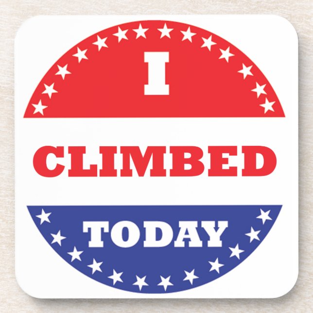 Dessous-de-verre J'Ai Monté Aujourd'Hui (Devant)