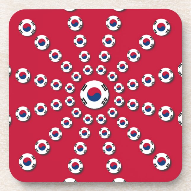 Dessous-de-verre J'aime le rouge (Devant)