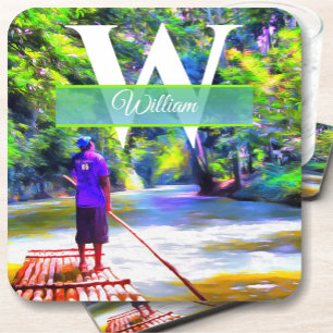 Dessous-de-verre Jamaïcain River Raft Ride J001