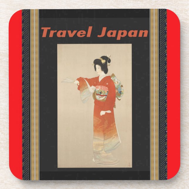 Dessous-de-verre Japon Beverage Coaster (Devant)