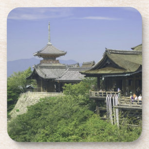 Dessous-de-verre Japon, Kyoto, La vue depuis le temple Kiyomizu