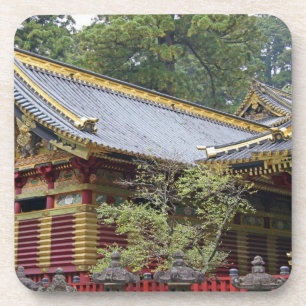 Dessous-de-verre Japon, Nikko. Sanctuaire Toshogu et mausolée en 2