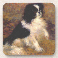 Dessous de verre japonais d'art pour chien