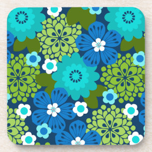 Dessous-de-verre Jardin Allana Hawaïen Floral Graphique - Cool