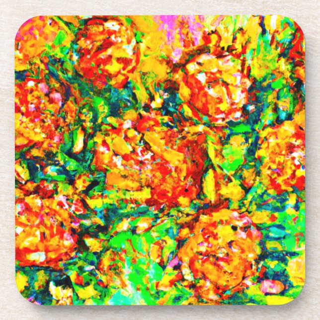 Dessous-de-verre Jardin Art Motif frais (Devant)