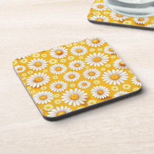 Dessous-de-verre Jardin de marguerites dorées