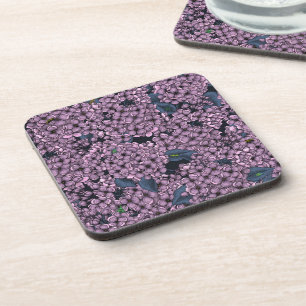 Dessous-de-verre Jardin Violet Lilac