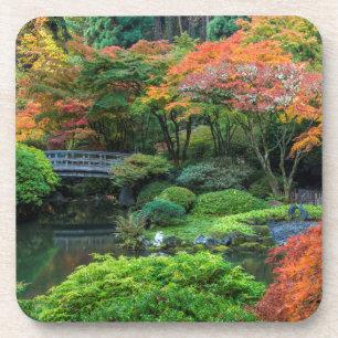 Dessous-de-verre Jardins Japonais En Automne À Portland, Oregon 3