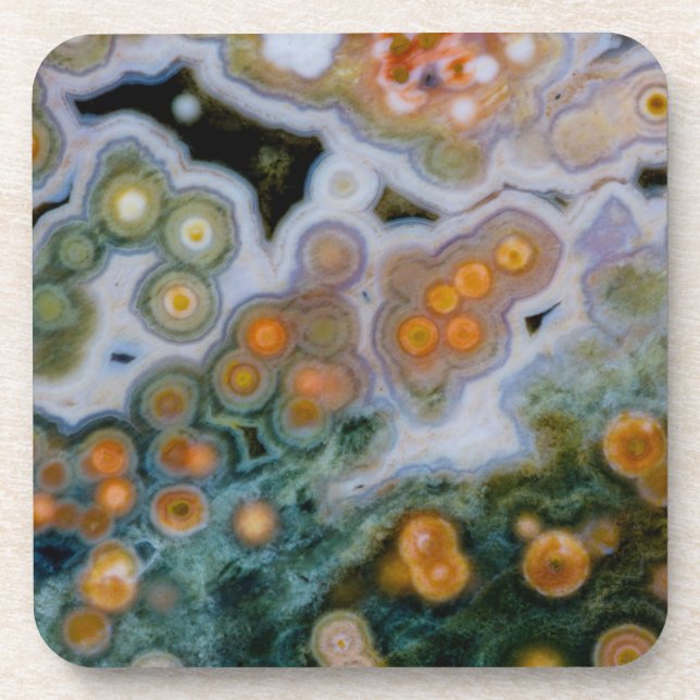 Dessous-de-verre Jasper de l'océan (Devant)