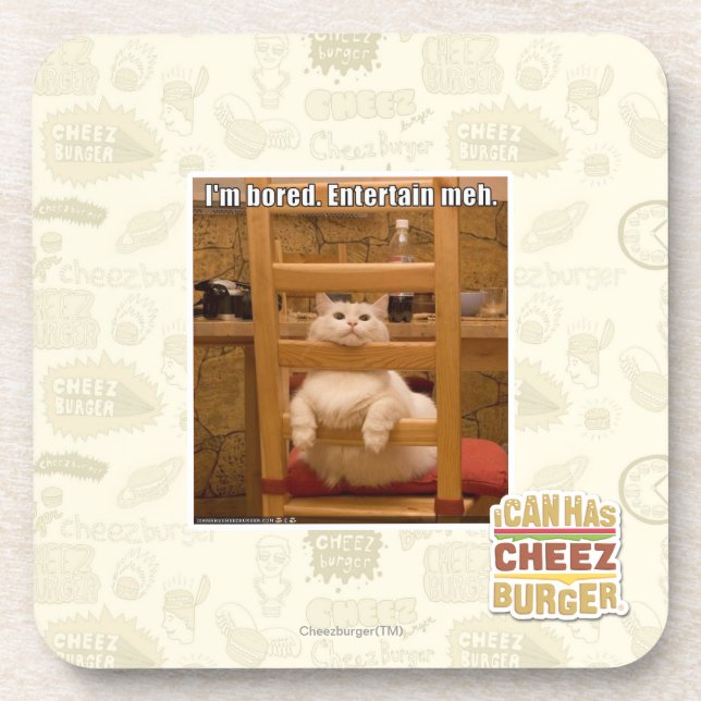 Dessous-de-verre Je m'ennuie (Devant)