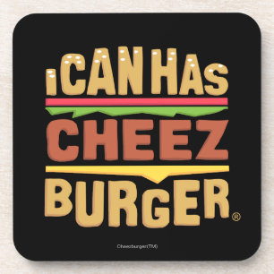 Dessous-de-verre Je peux a le logo de Cheezburger
