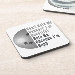 Dessous-de-verre Je Suis Beau Je Suis Bon Bowling Grey