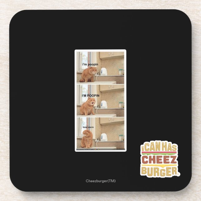 Dessous-de-verre Je suis poopin ! (Devant)