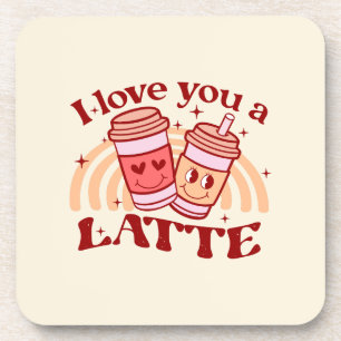 Dessous-de-verre Je T'Aime Un Latte