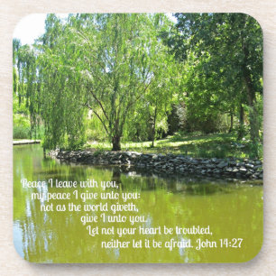 Dessous-de-verre Jean 14:27 Paix Je pars avec toi...