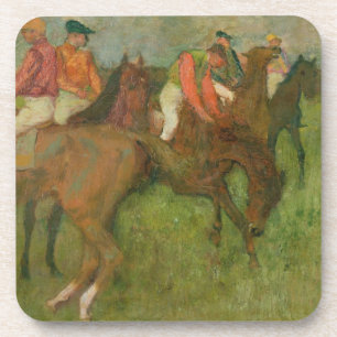 Dessous-de-verre Jockeys d'Edgar Degas  , 1886-90