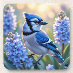 Dessous-de-verre Joli Jay et Lilacs Bleus