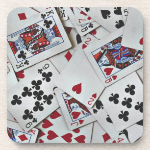 Dessous-de-verre Jouer Cartes Poker Jeux Reine Roi