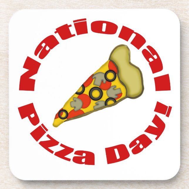 Dessous-de-verre Journée nationale de la pizza ! (Devant)