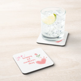 Dessous-de-verre Joyeuse 1ère Fête des mères sur un