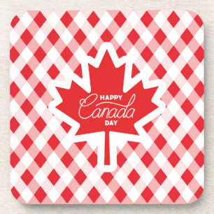 Dessous-de-verre Joyeuse fête du Canada.
