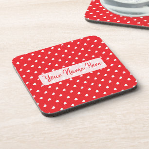 Dessous-de-verre Joyeuse Saint-Valentin Moderne Motif d'Amour