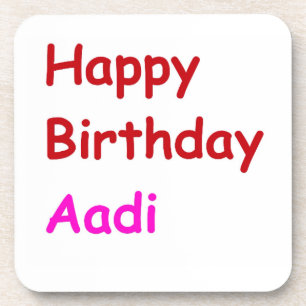 Dessous-de-verre Joyeux anniversaire Aadi