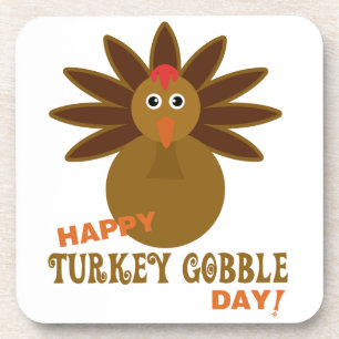 Dessous-de-verre Joyeux Jour de la grogne turque Thanksgiving