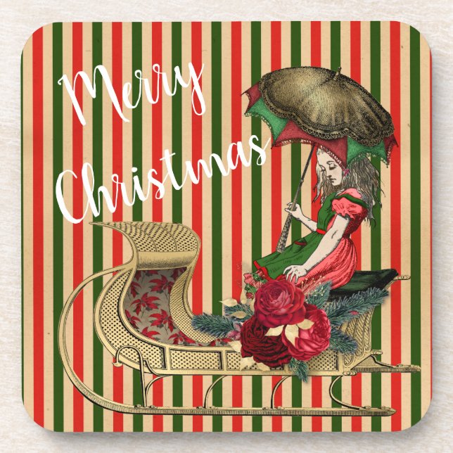 Dessous-de-verre Joyeux Noël Alice (Devant)