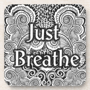 Dessous-de-verre Just Breathe - Calmer Mandala Inspiré