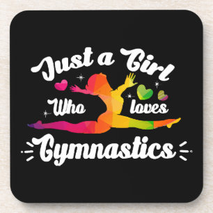 Dessous-de-verre Juste une fille qui aime la gymnastique
