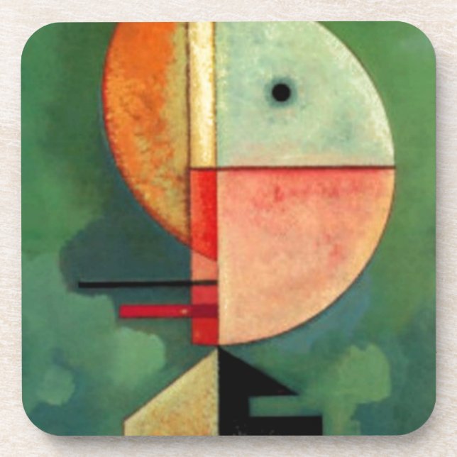 Dessous-de-verre Kandinsky peinture Abstraite ascendante (Devant)