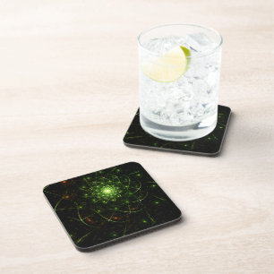 Dessous-de-verre Kaos Flamme Entwin Fractal