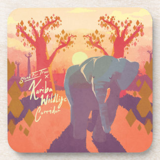 Dessous-de-verre Kariba Wildlife Corridor Beverage Coaster