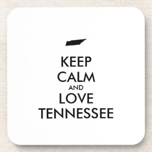 Dessous-de-verre KEEP CALM et LOVE TENNESSEE