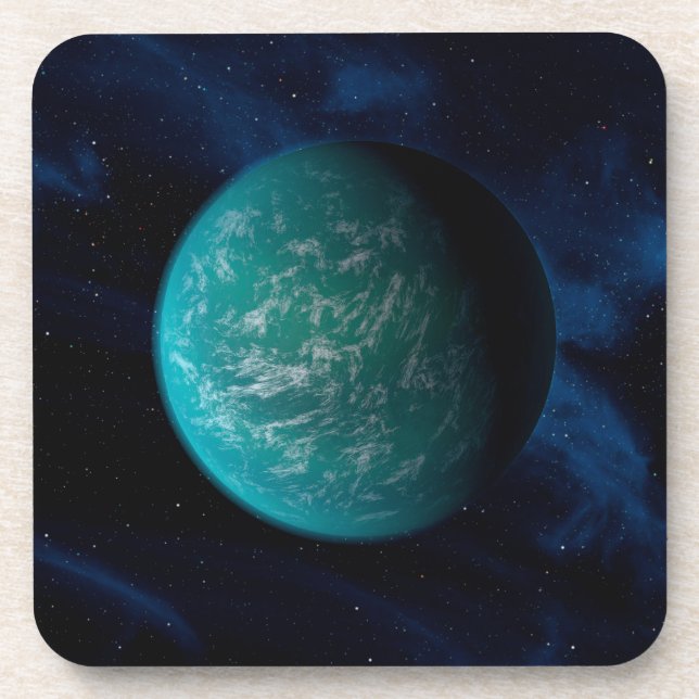 Dessous-de-verre Kepler 22b, Une planète extra-solaire. (Devant)