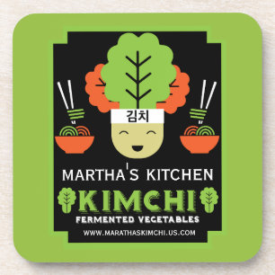 Dessous-de-verre Kimchi Cuisine Maison Nourriture Fabriquée
