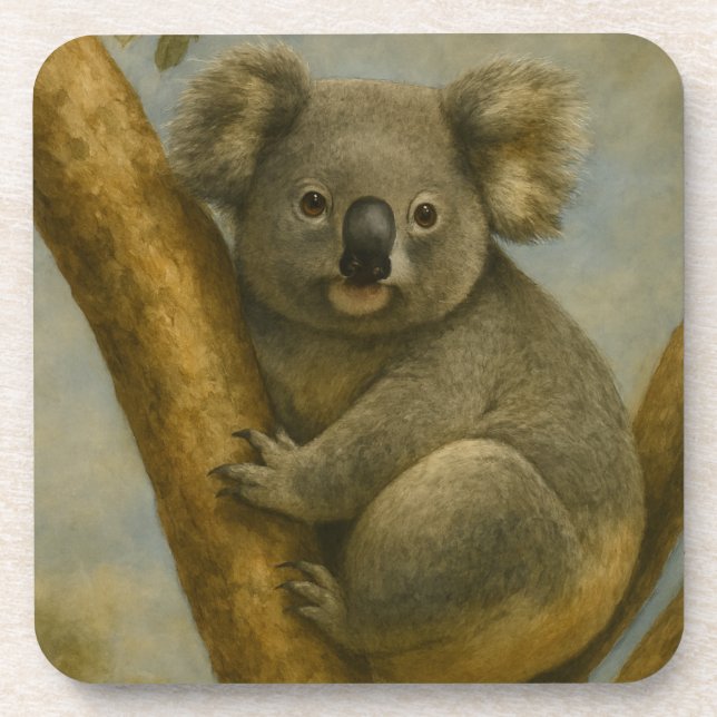Dessous-de-verre Koala à la lumière calme (Devant)