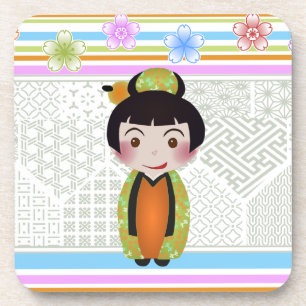 Dessous-de-verre kokeshi noshi