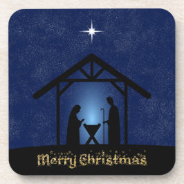 Dessous-de-verre La crèche de Noël Scène religieuse