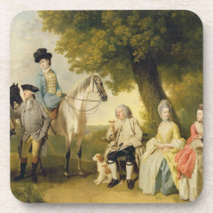Dessous-de-verre La famille de Drummond, c.1769 (huile sur la