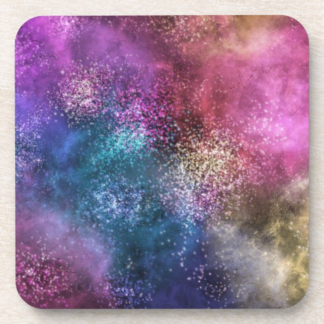 Dessous-de-verre La Galaxie colorée (Devant)