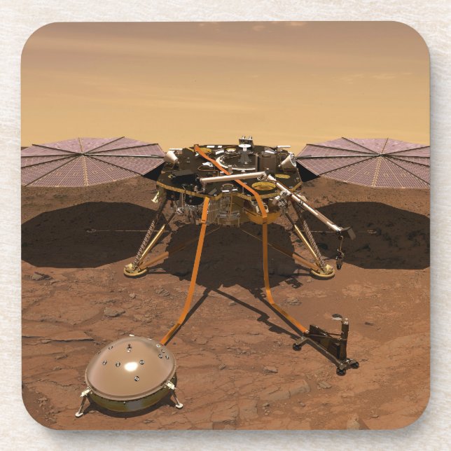 Dessous-de-verre La Landre D'Insight Fonctionnant Sur La Surface De (Devant)