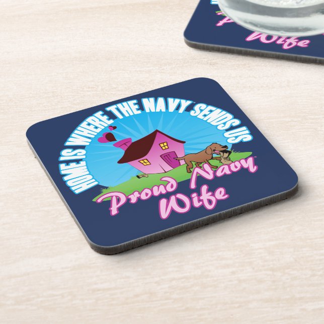 Dessous-de-verre La maison est où… (Côté gauche)