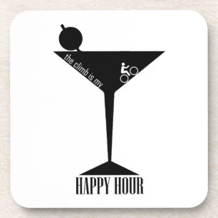 Dessous-de-verre La Montée Est Mon Heureuse Heure