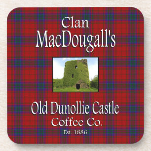 Dessous-de-verre La Old Dunollie Castle Coffee Co de Clan MacDougal