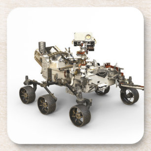Dessous-de-verre La Persévérance Mars Rover Sur Arrière - plan Blan