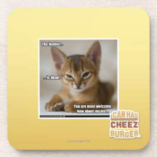 Dessous-de-verre La plume est morte