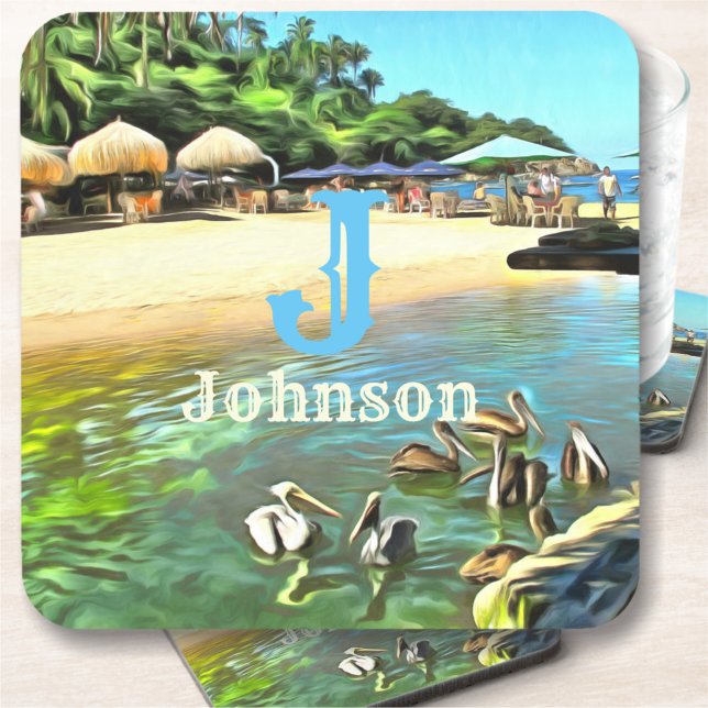 Dessous-de-verre La rivière rencontre l'océan 0330 (Créateur téléchargé)